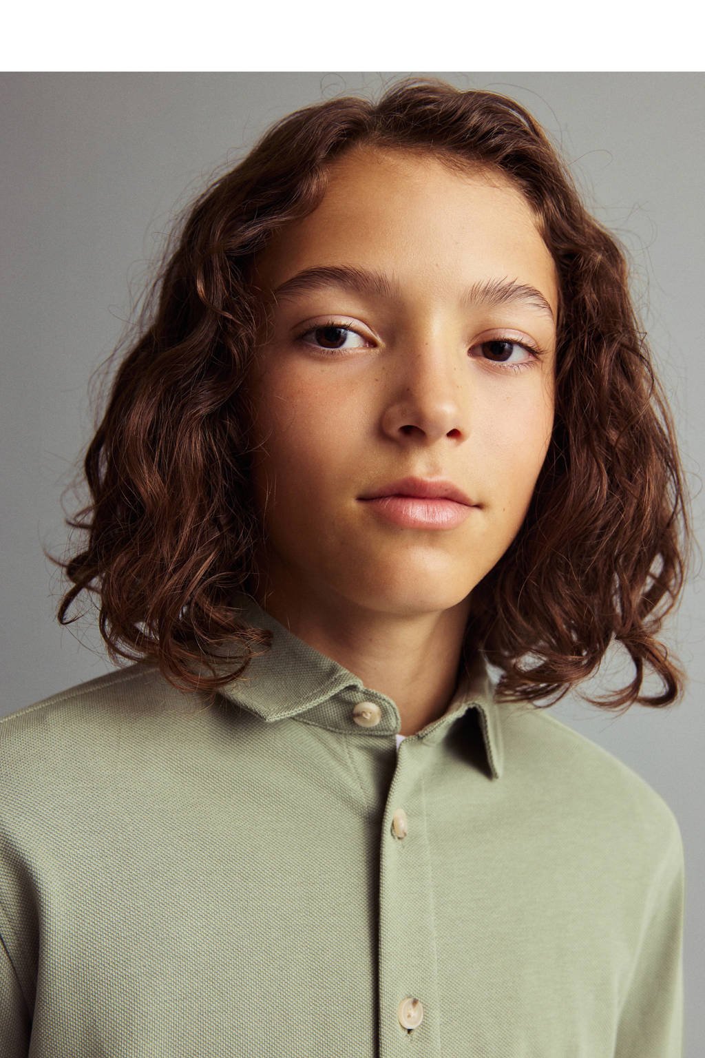 Mango Kids overhemd groen