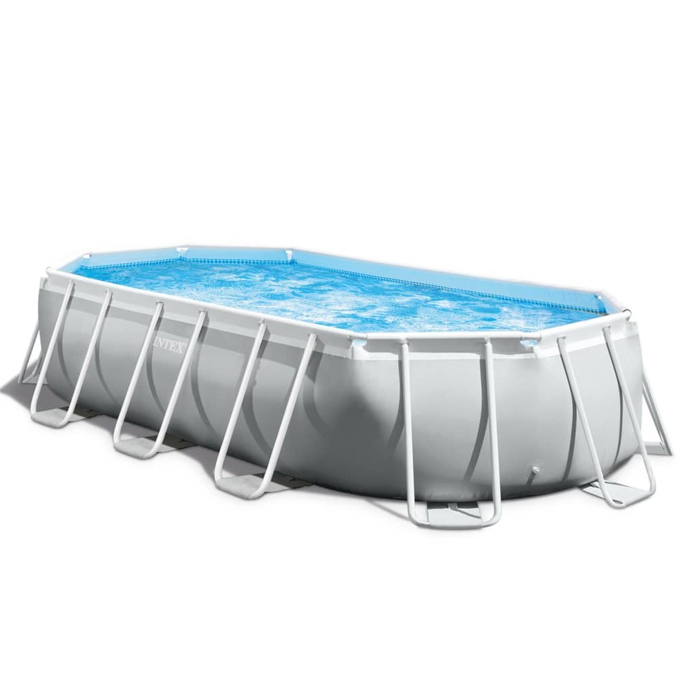 Ensemble de piscine ovale prism frame 503x274x122 cm 26796gn
