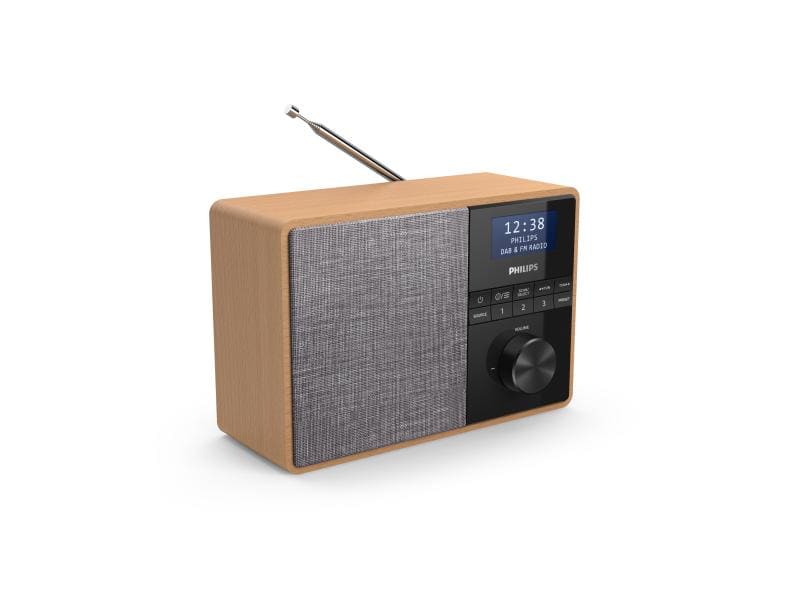 Philips DAB  Radio TAR5505 Braun/Grau Tragbares Radio / Küchenradio