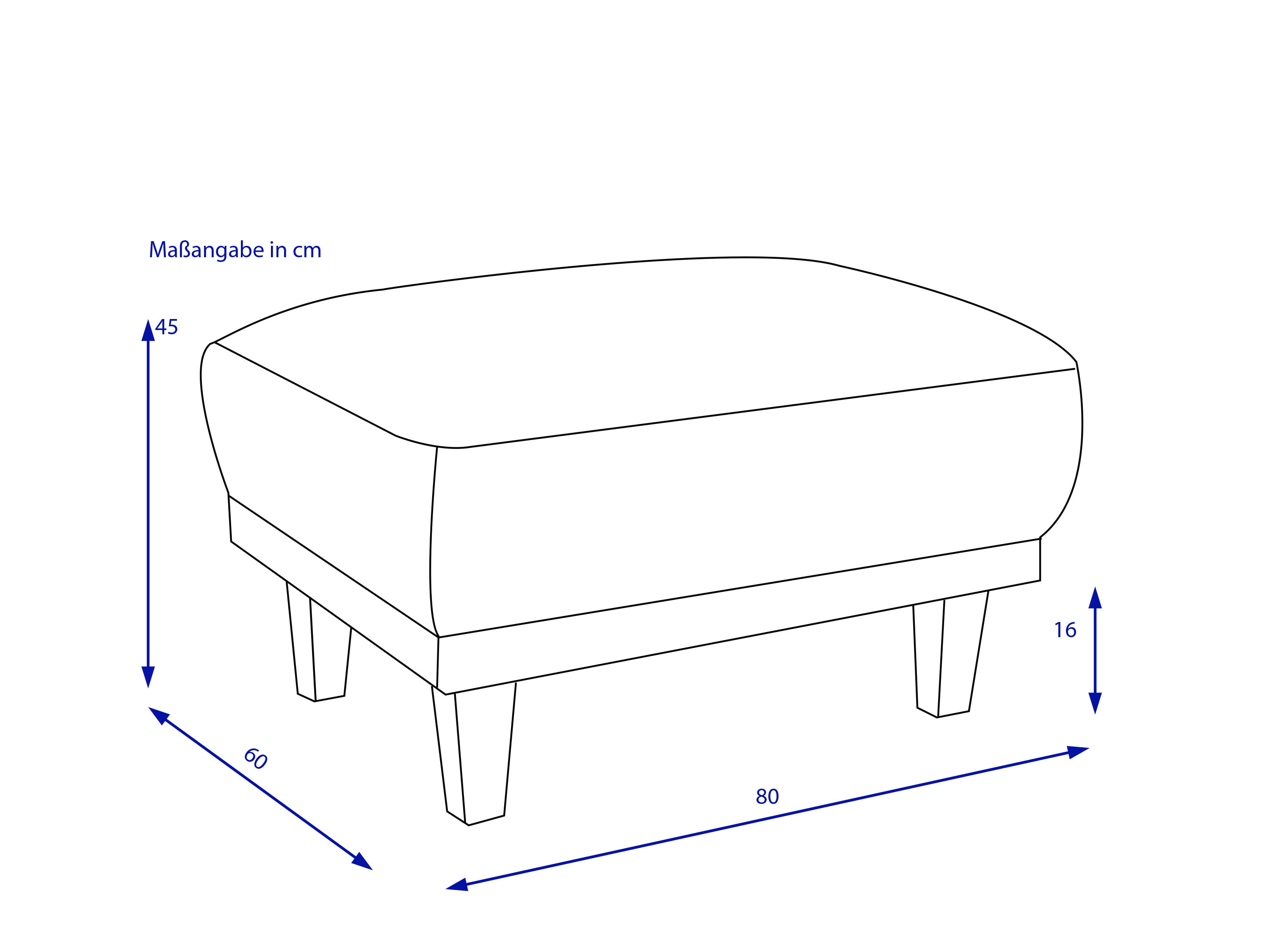 Hocker SANSIBAR SALTUM IVORY