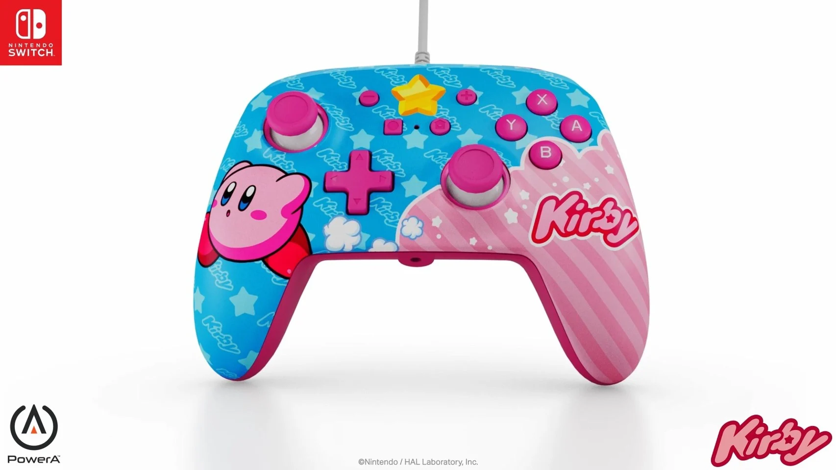 PowerA NSW ENH Wired Controller - Kirby /Nintendo Switch