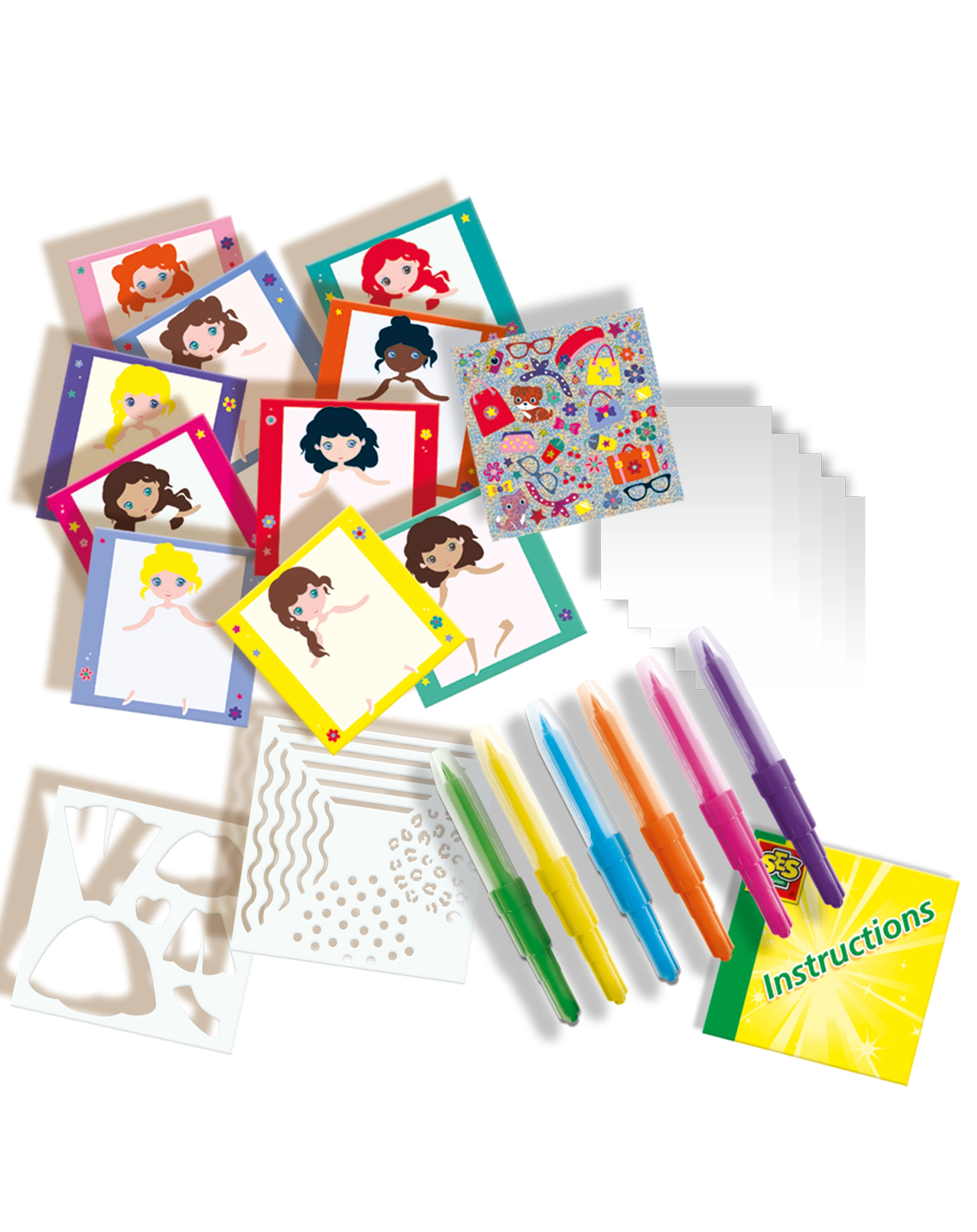 Airbrush-Set FASHION DESIGNER in bunt