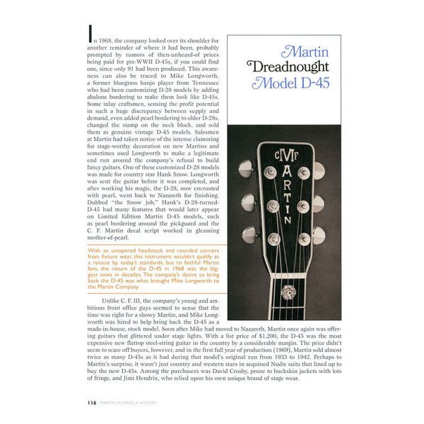 Hal Leonard Martin Guitar A History