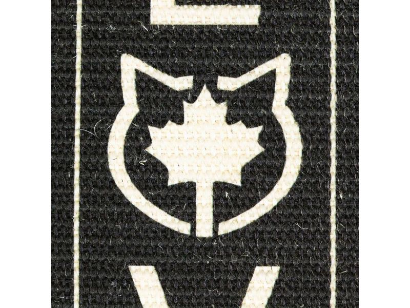 CanadianCat Kratzteppich   Wandbefestigung Anthrazit, 80 x Stilvoller Kratzteppich für Katzen