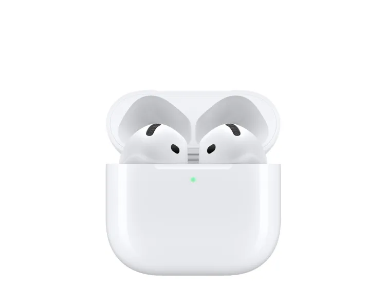 Apple AirPods 4 - Ægte trådløse øretelefoner med mik. - ørespids - Bluetooth - hvid