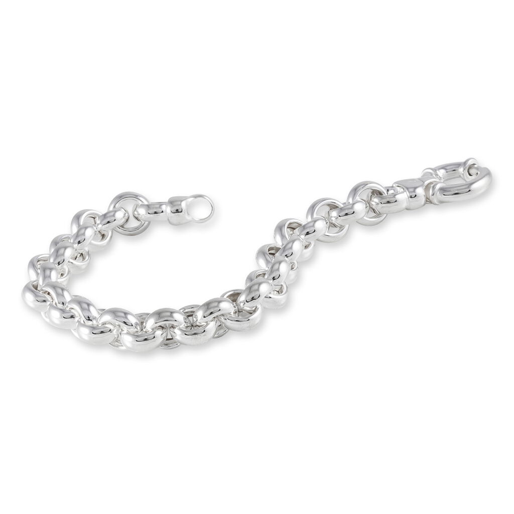 Bracelet Carola Maille Jaseron Argent Blanc