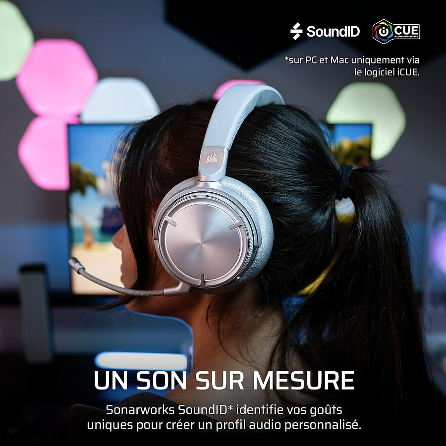 Corsair Virtuoso Max Wireless - Blanc