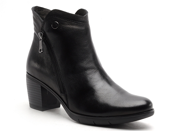 Paula urban boots bottine talons femme 141315 noir