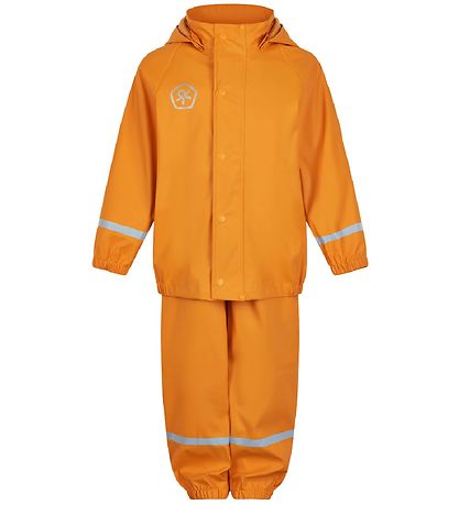Color Kids Regenkleidung m. Träger - PU - Yellow