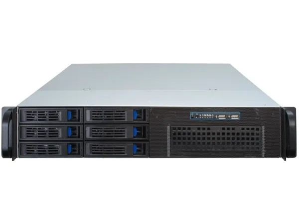 Inter-Tech IPC 2U-2406 - Rack-monterbar - 2U - SSI EEB - SATA - hot-swap - ingen strømforsyning - USB