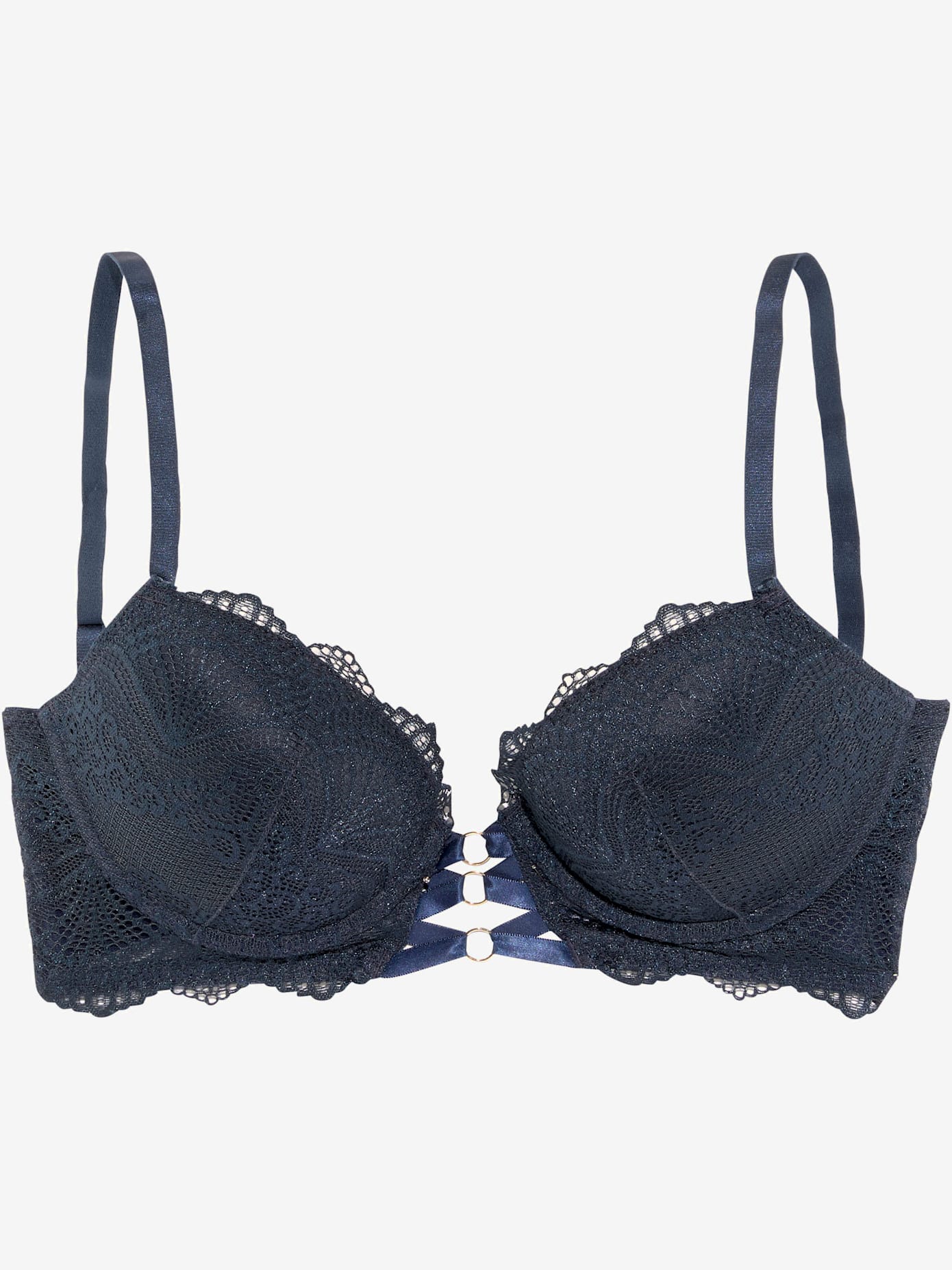 Soutien-gorge push-up féminin avec laçage décoratif
