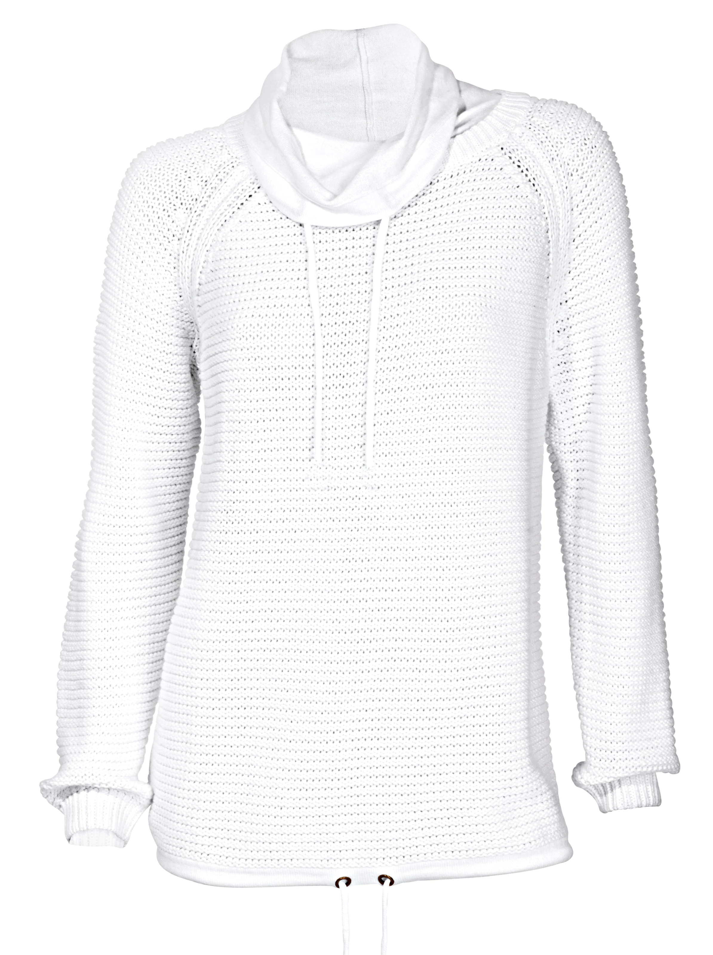 Rollkragenpullover in weiß
