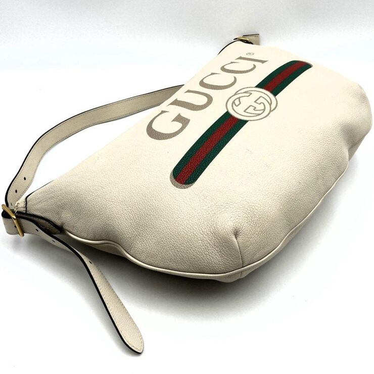 Gucci Vintage Gucci Shoulder Bag White