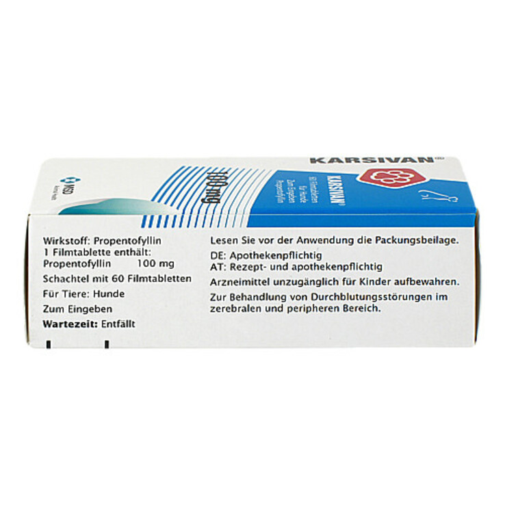 KARSIVAN 100 mg Filmtabletten für Hunde, 60 St