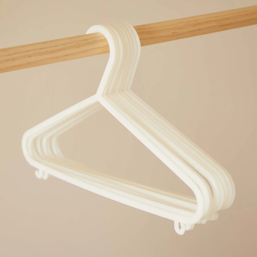 bieco Kleiderbügel aus Kunststoff 8 Stück