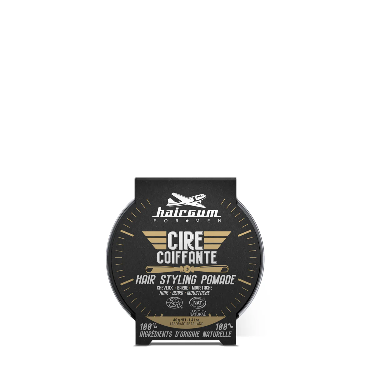 Cire Coiffante Barbe et Cheveux Hairgum For Men 40ml