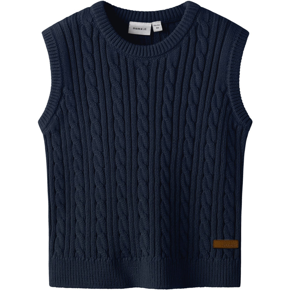 Køb Name It Navy Blazer Nmmroman Knit Slipover