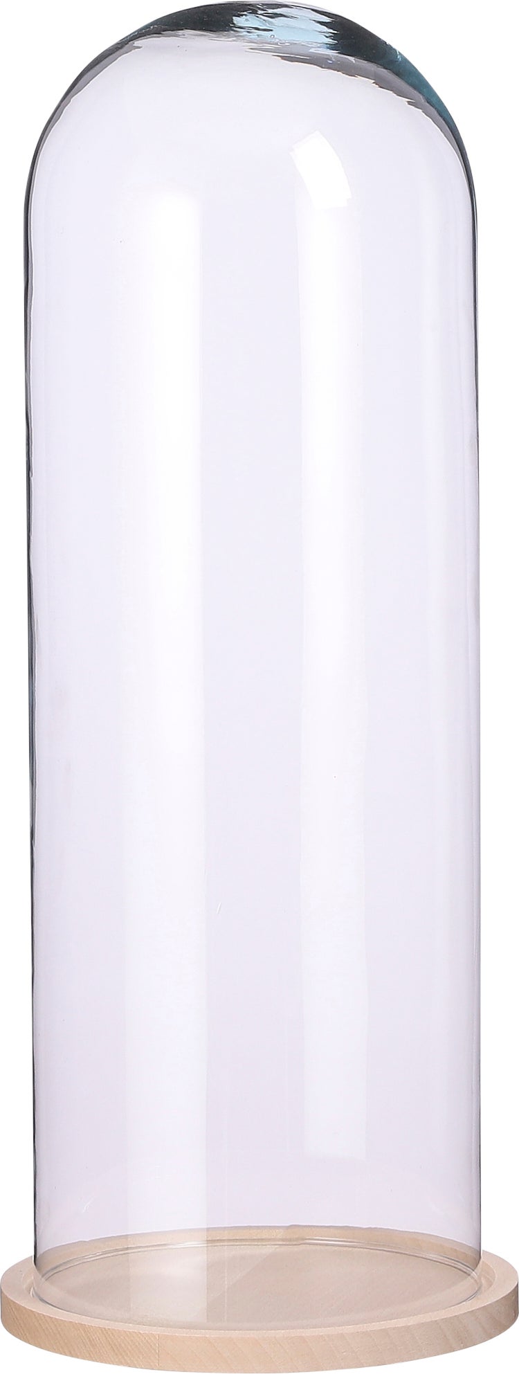 Mica Decorations stolp met schotel Hella transparant D 21 H 55,5 cm