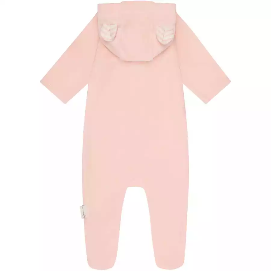 Steiff Langarmstrampler silver pink