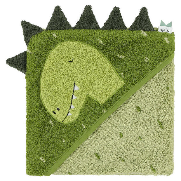 Cape de bain 75x75 cm Mr. Dino - Vert - TRIXIE