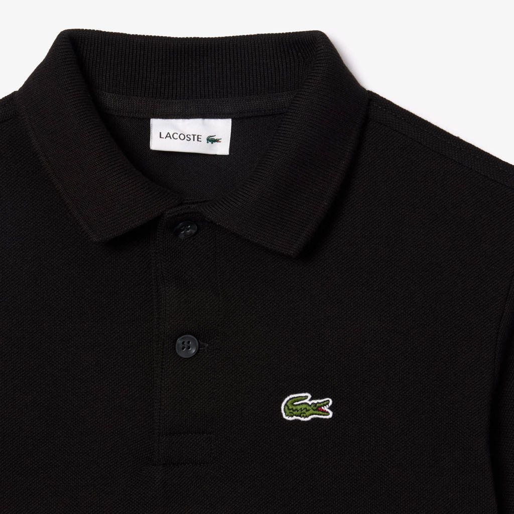 Lacoste polo met logo zwart