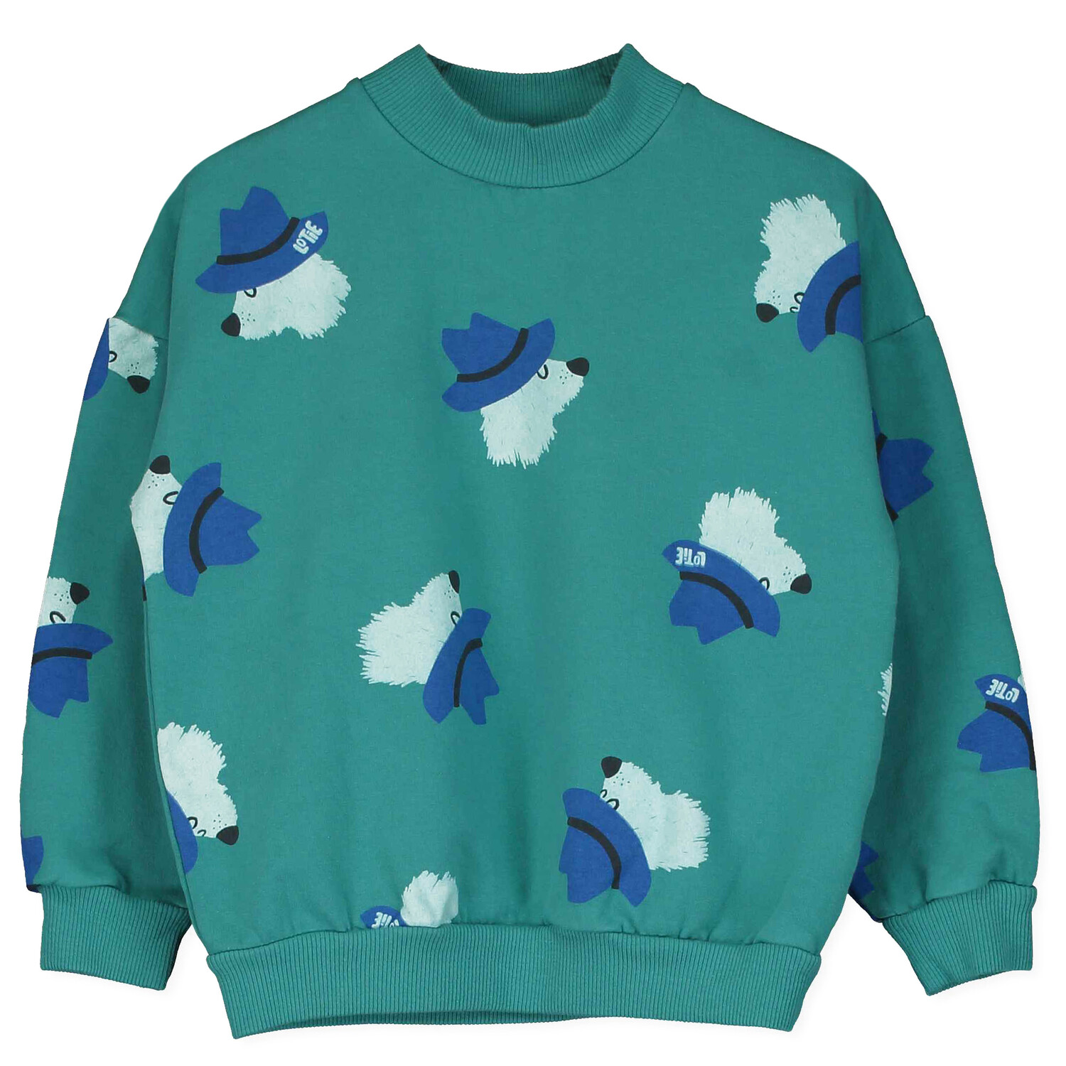 Lötiekids | Sweatshirt | Dogs All Over | Green