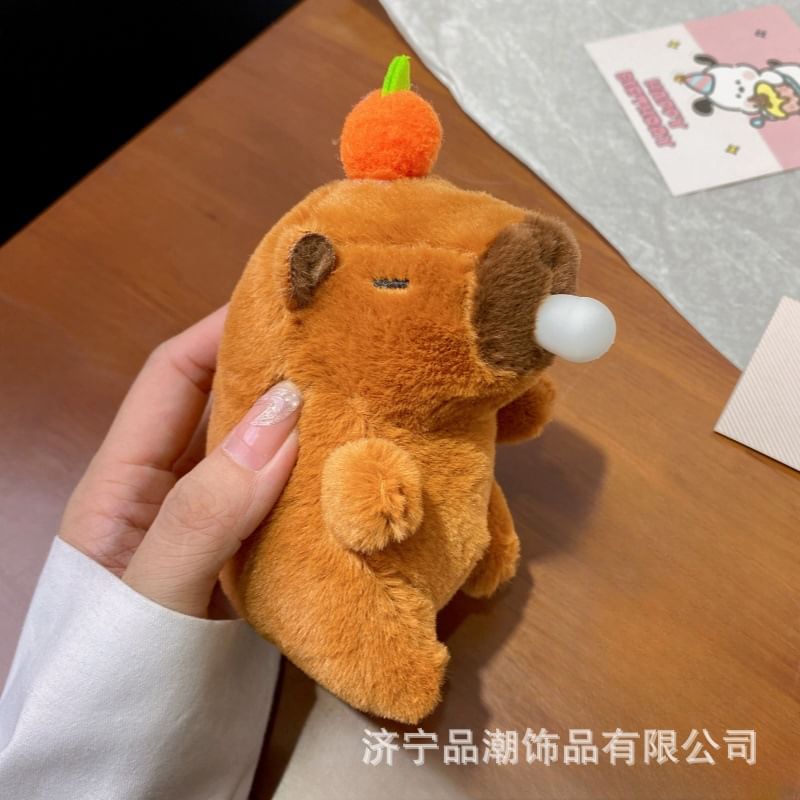 CraftmadeDIY - Capybara Pluche Tashanger Sleutelhanger