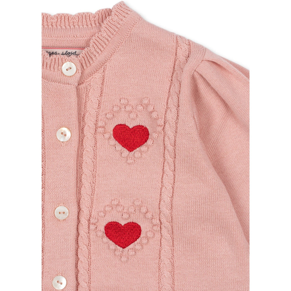 Køb Konges Sløjd Silver Pink Soleil Cardigan GOTS