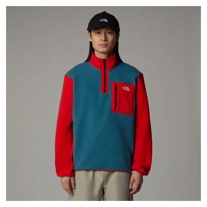 Polaire The North Face Yumiori 1/4 Zip Bleu/Rouge
