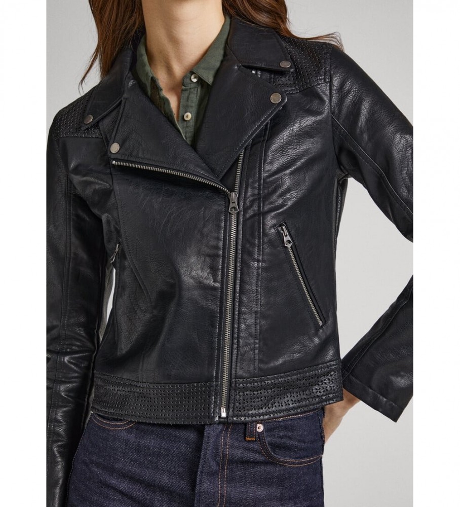 Jaqueta preta Pepe Jeans Masie