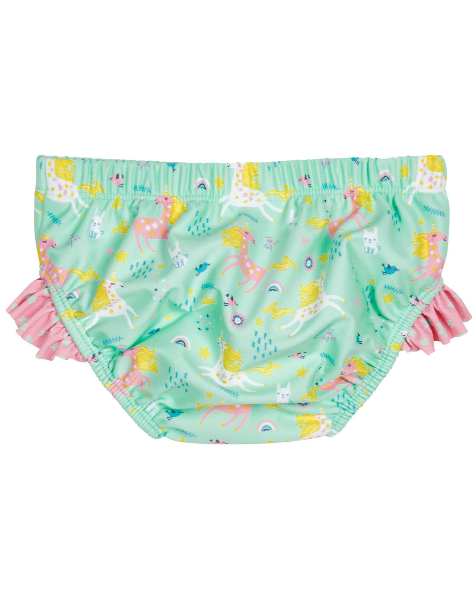 Windelbadehose EINHORN in mint
