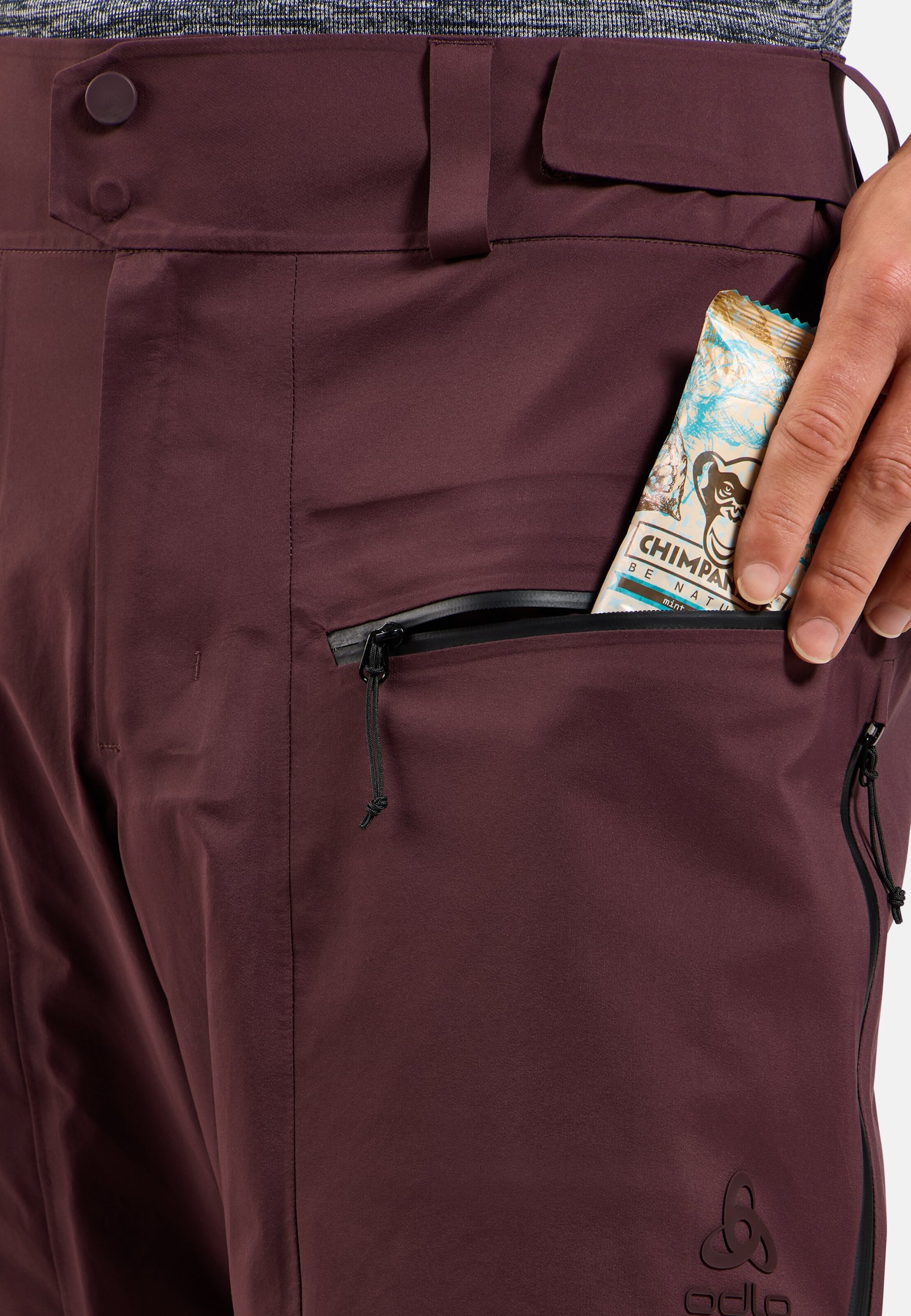 X-Alp 3L Hardshell-Skihose in fudge