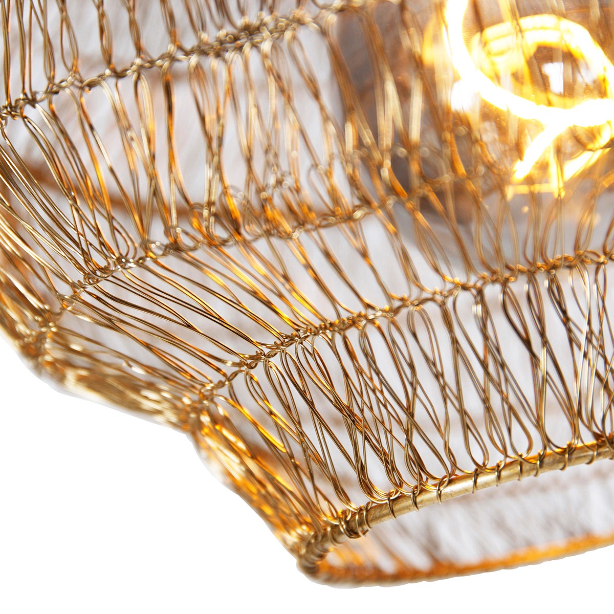 Oosterse plafondlamp, goud, 25 cm - Vadi