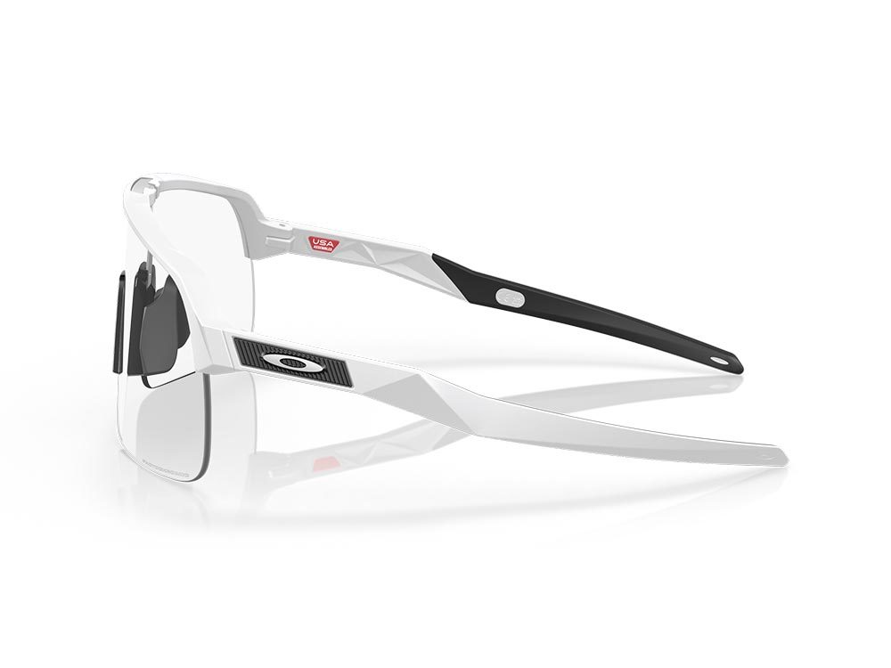 Oakley Sutro Lite Fietsbril CTB Iridium Photochromic Lens Mat Wit