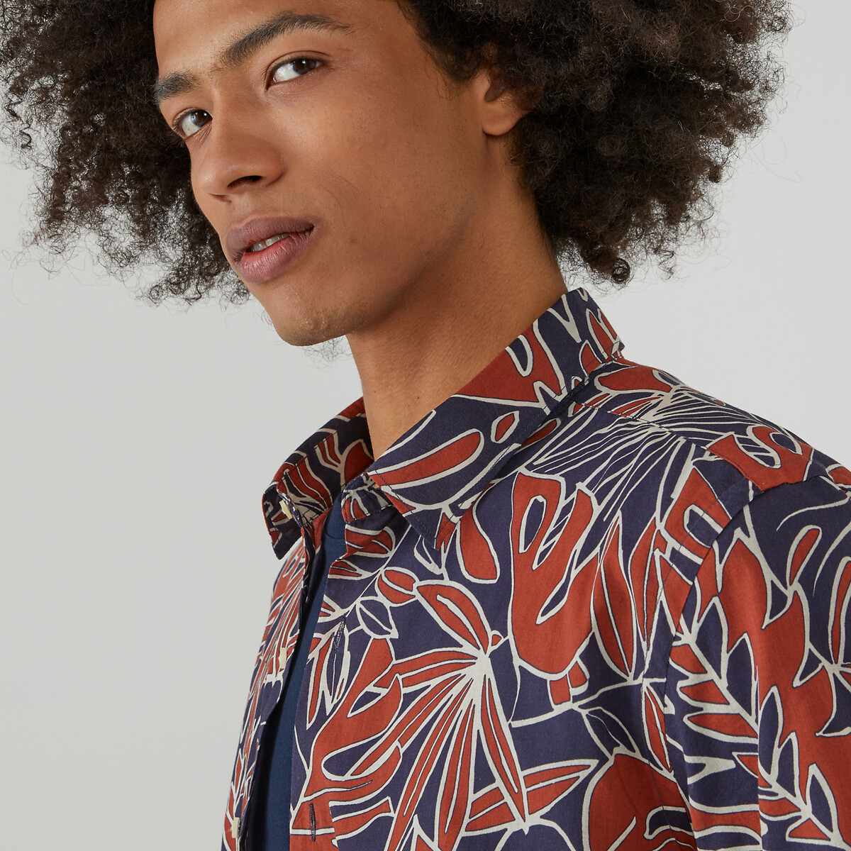 COLEÇÕES LA REDOUTE<br>Camisa reta com estampa floral