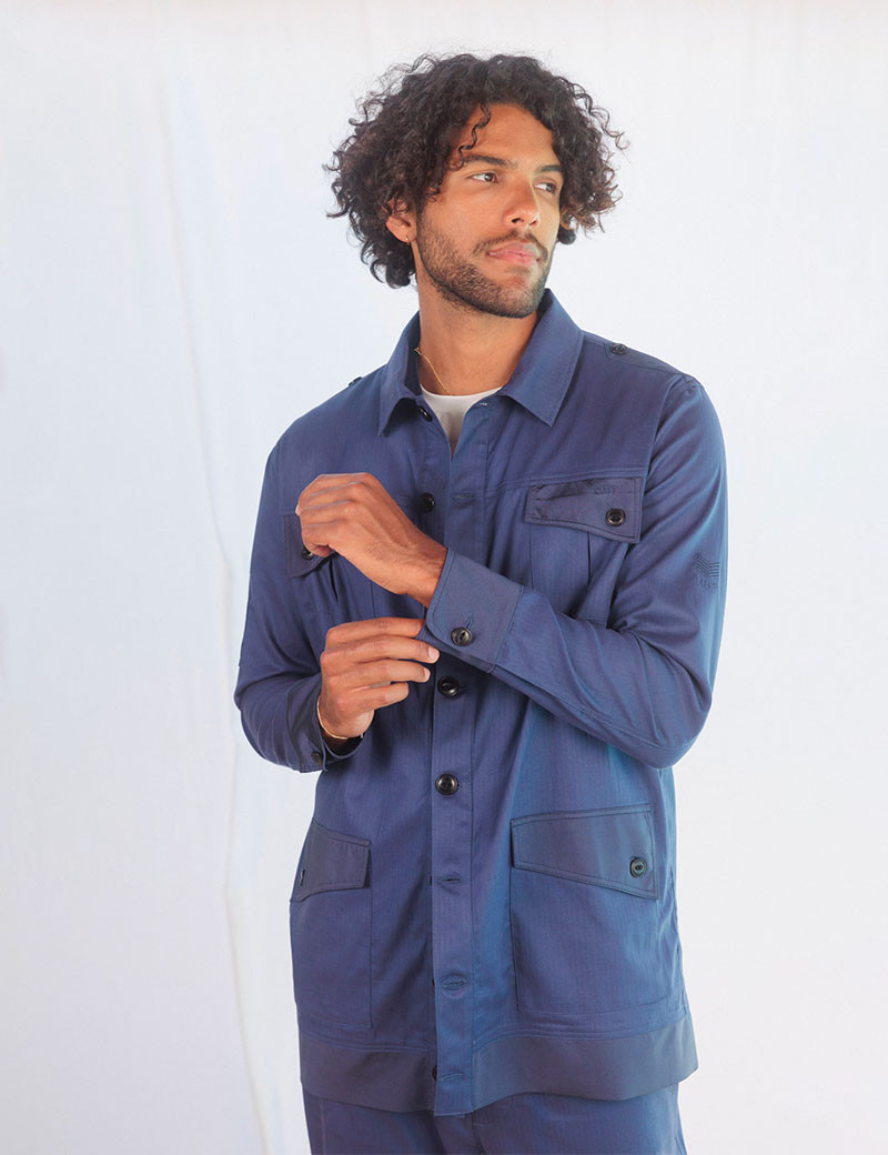 HBT ARMY | JACKSON VESTE BLEUE