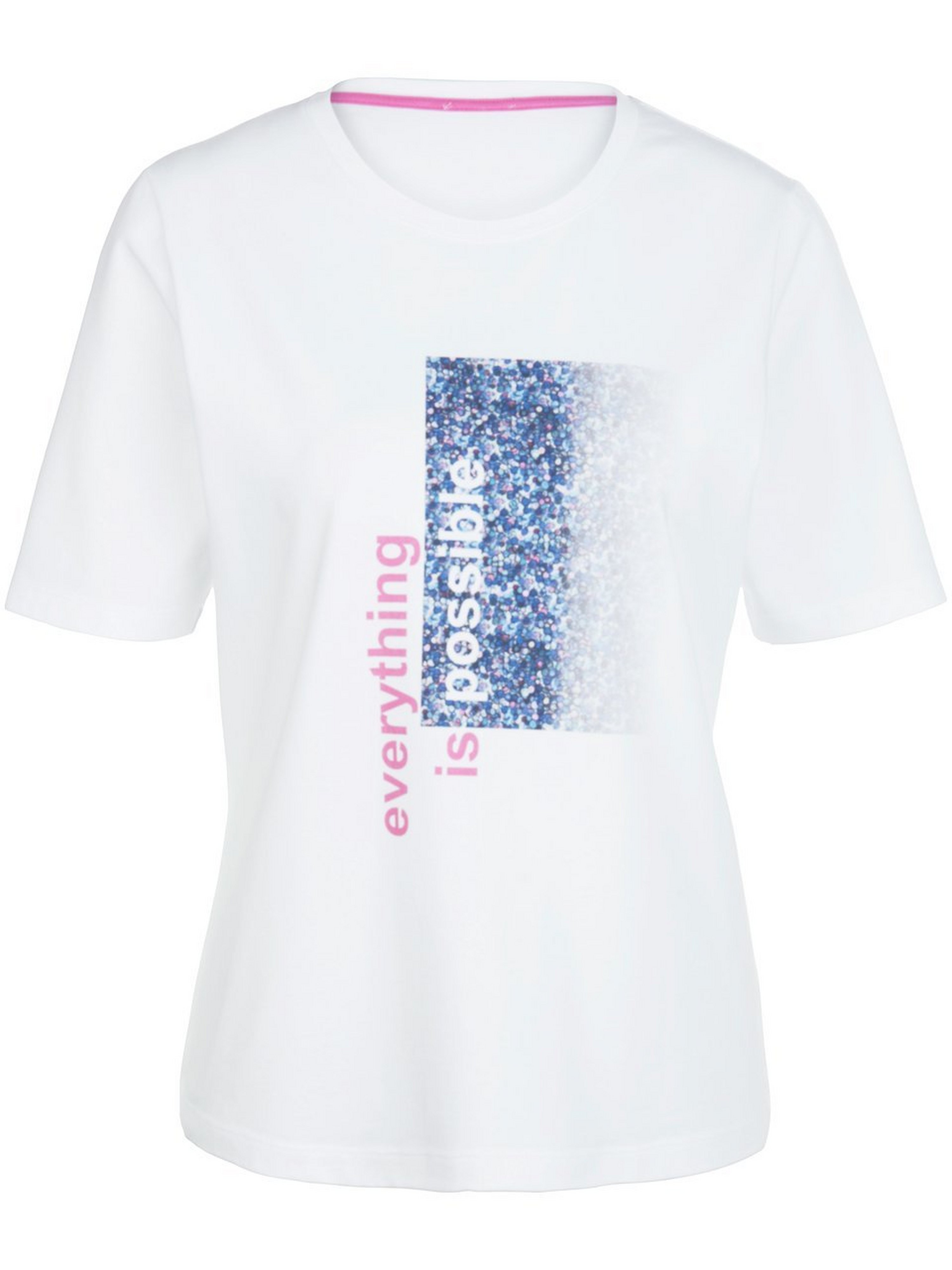 Rundhals-Shirt mit 1/2-Arm