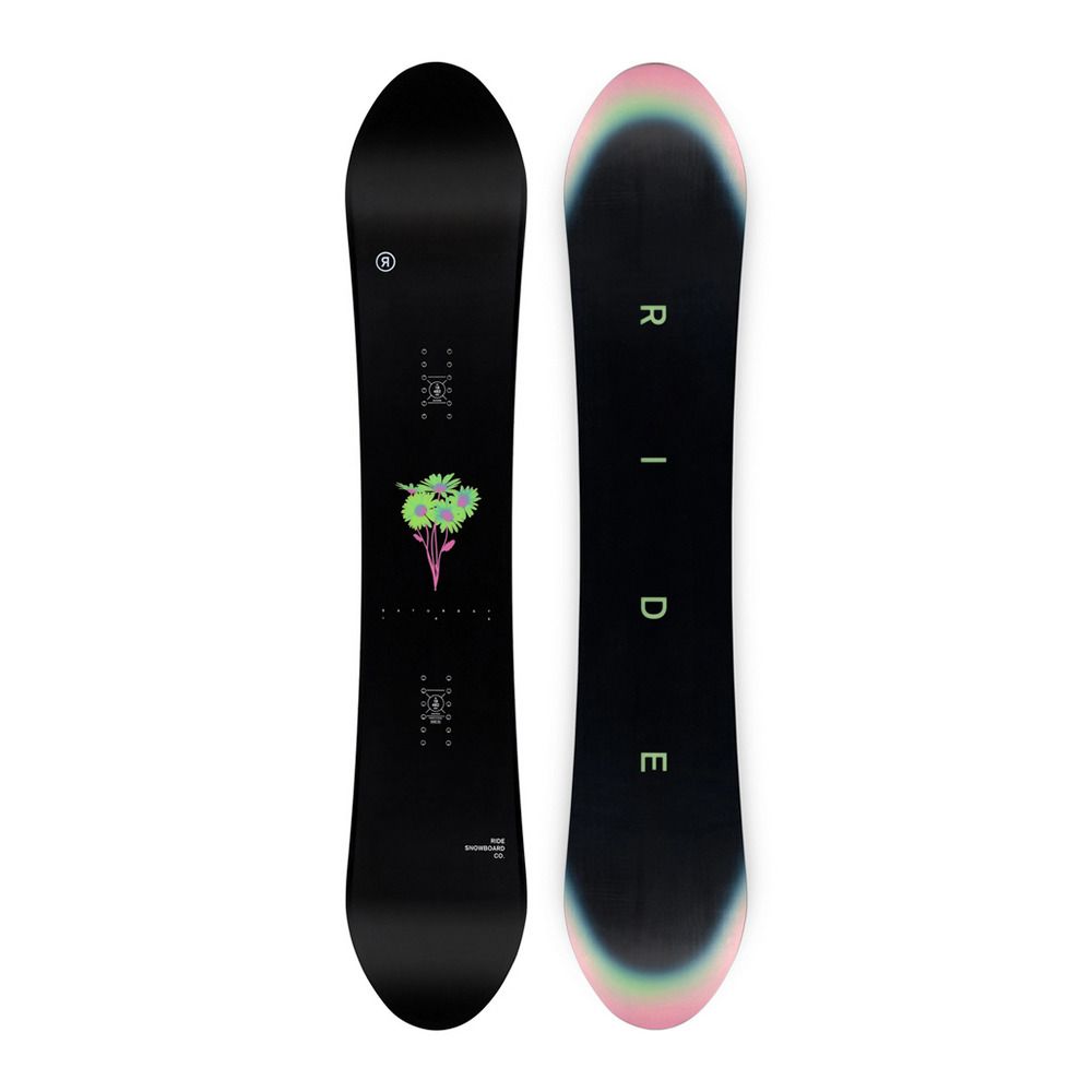 Ride SATURDAY - Snowboard all mountain Femme black/black/rainbow