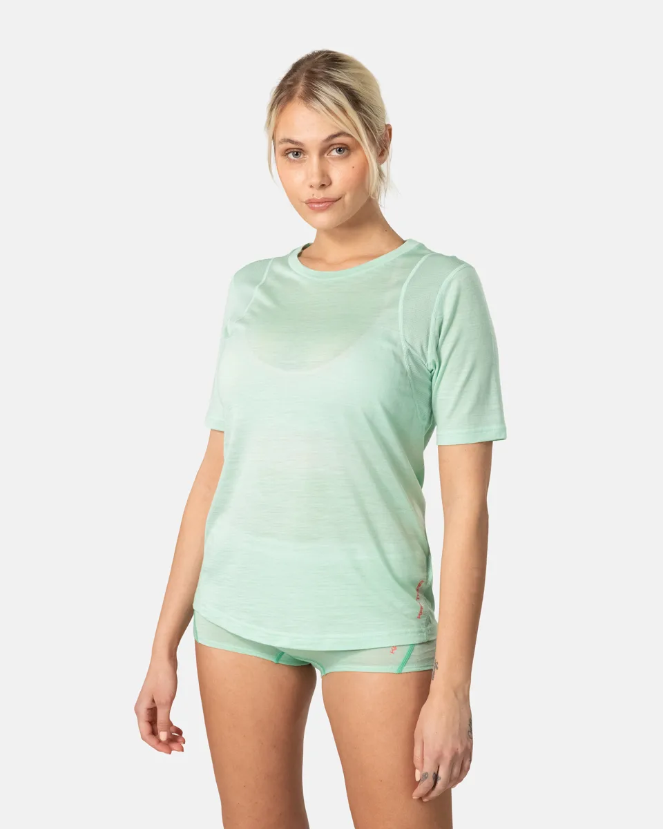 Kari Traa Embla Wool Tee Light Green