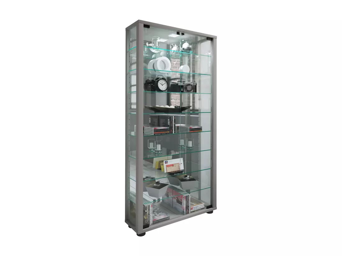 Vitrine sur pied Lumo Maxi miroir