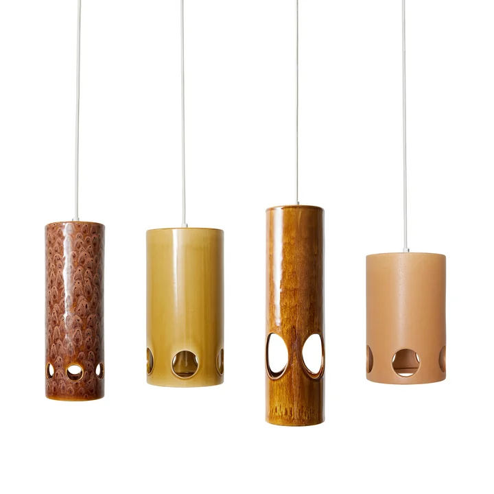 HKliving - Ceramic Pendelleuchte, lychee