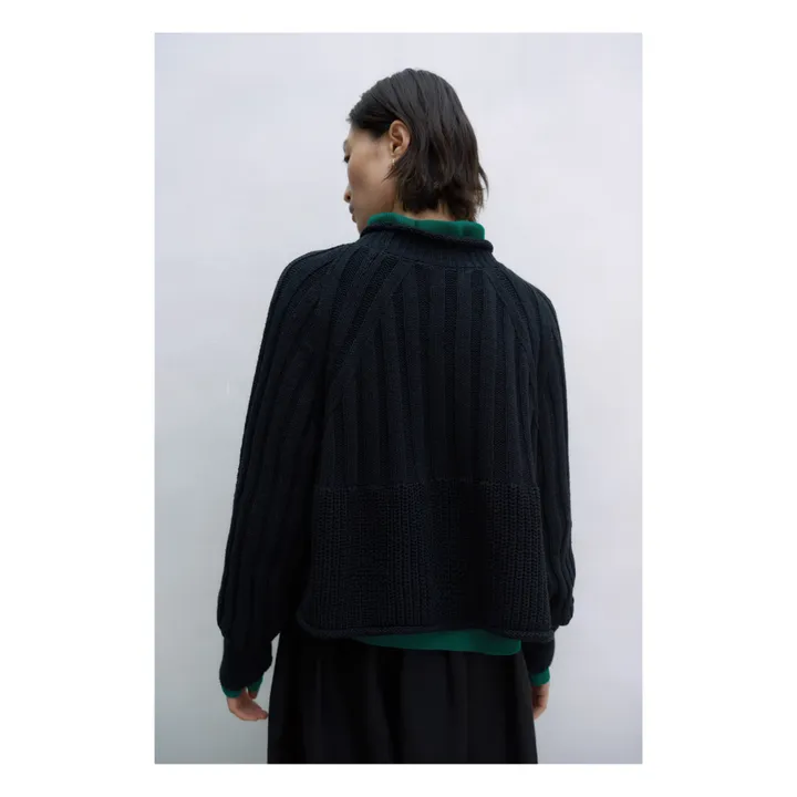 Cordera Pull Ribbed | Noir