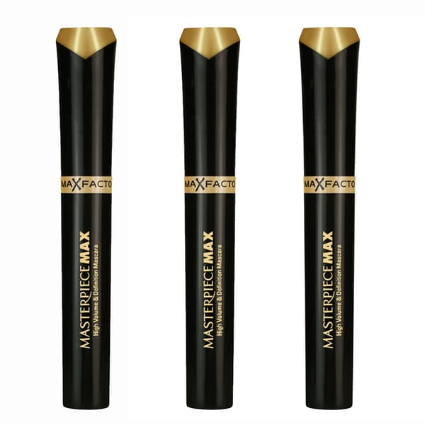 3-pack Max Factor Masterpiece Max Mascara Black 7,2ml