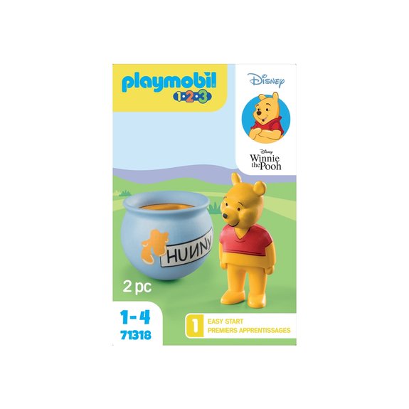 Winnie l'ourson et culbuto pot de miel PLAYMOBIL 1.2.3 - 71318