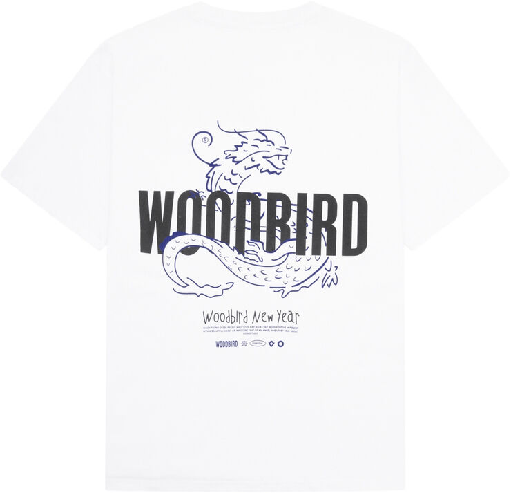 Woodbird WBBaine Dragon Tee White
