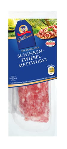 Golßener Schinkenzwiebelmettwurst