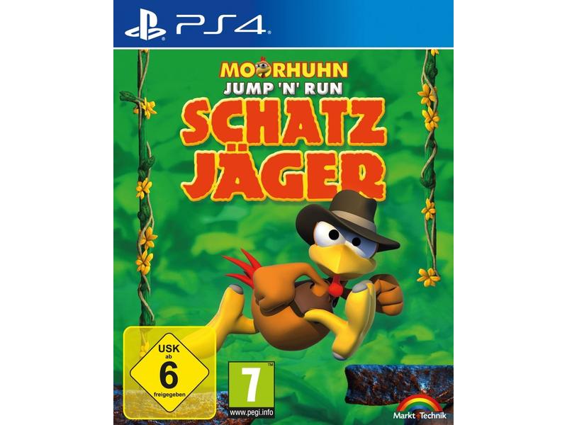 GAME Moorhuhn Jump 'n' Run Schatzjäger Jump'n Run-Spiel für die PlayStation 4