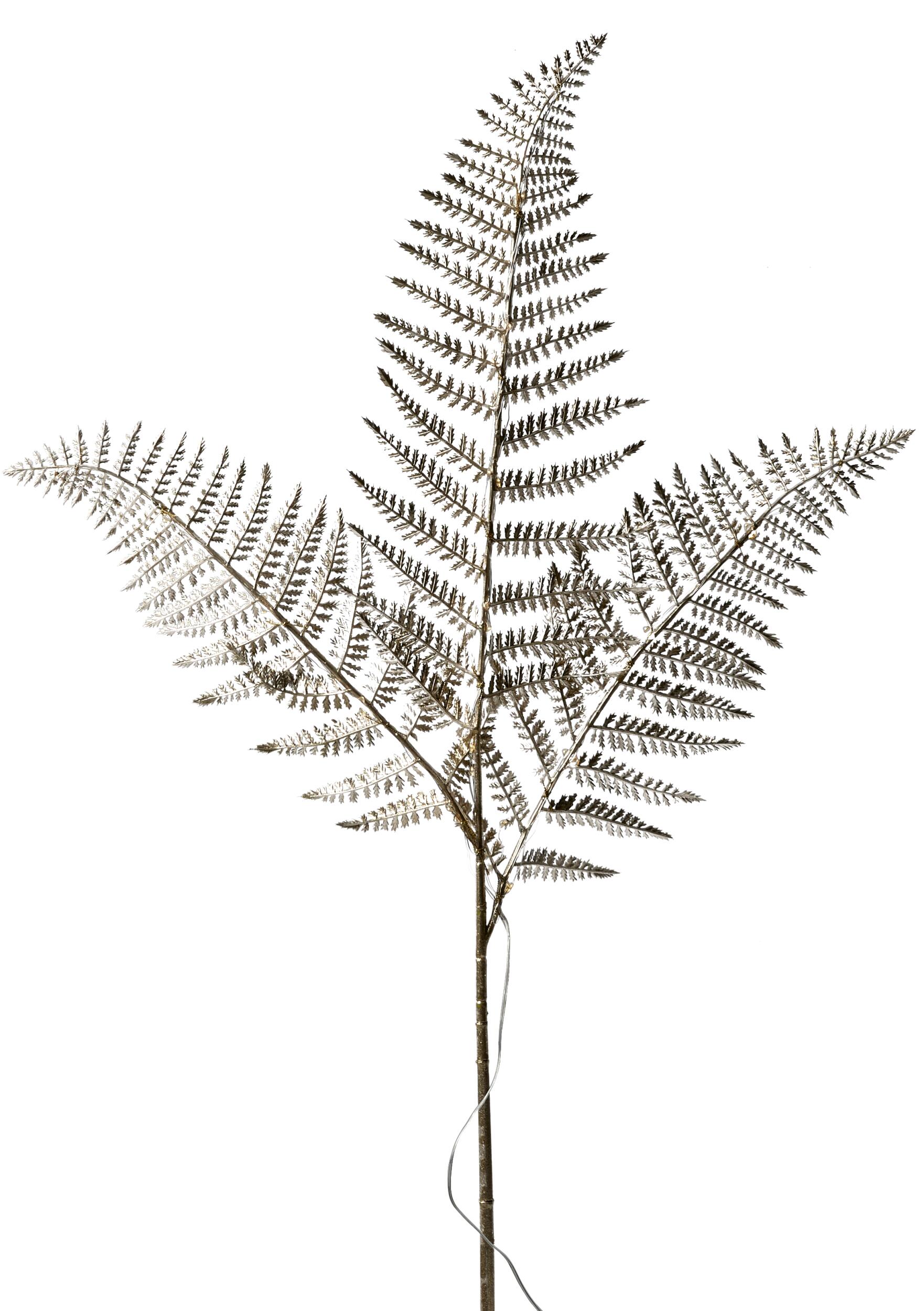 Bregne LED kunstig plante 102 x 44 cm