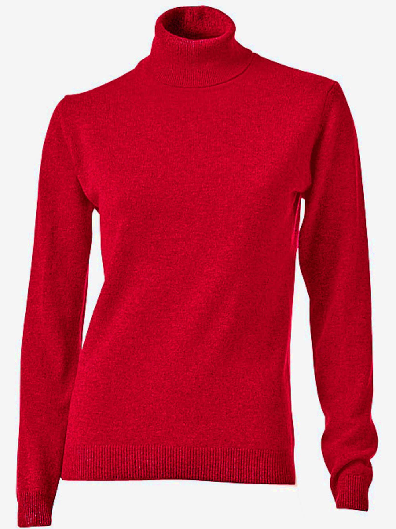 Pull à col roulé superbe basique en pur cachemire