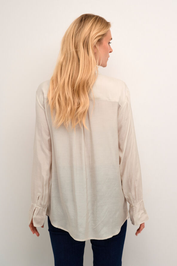 Cream CRArina Shirt Ancient scroll